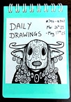 Daily Drawing Notepad Cover 17