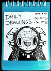 Daily Drawing Notepad Cover 21