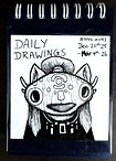 Daily Drawing Notepad Cover 22