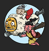 korean samshin halmae drawing