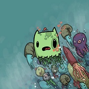 cartoon underwater creatures